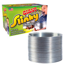 The Original Giant Slinky Walking Spring Toy  Metal Slinky  Party Favors  Fidget Toys  Kids Toys for Ages 5 Up by Just Play