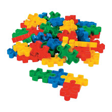 Set di blocchi a forma di puzzle Fun Express (50pc) - 50 pezzi - Attivit educative e di apprendimento per bambini