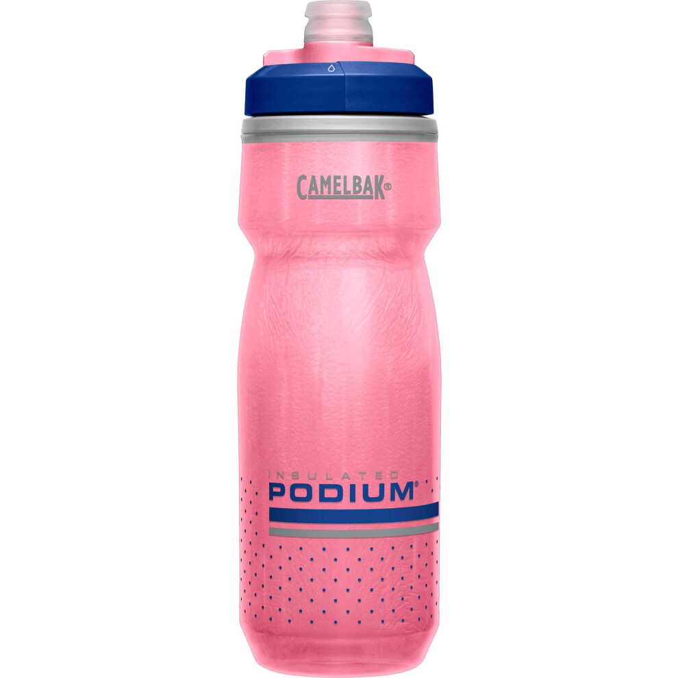 CamelBak Podium Chill Insulated Bike Water Bottle 21 oz  Pink/Ultramarine