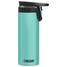 CamelBak Forge Flow Koffiebeker & Reisbeker, Geïsoleerd RVS - Antislip Siliconen Basis - Eenvoudige Eenhandige Bediening - 16oz, Kust