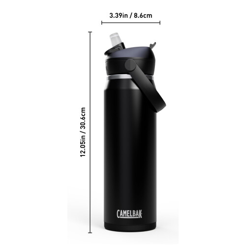 CamelBak CamelBak Thrive Flip Straw Isoleret rustfrit stål vandflaske Sort 25oz 2