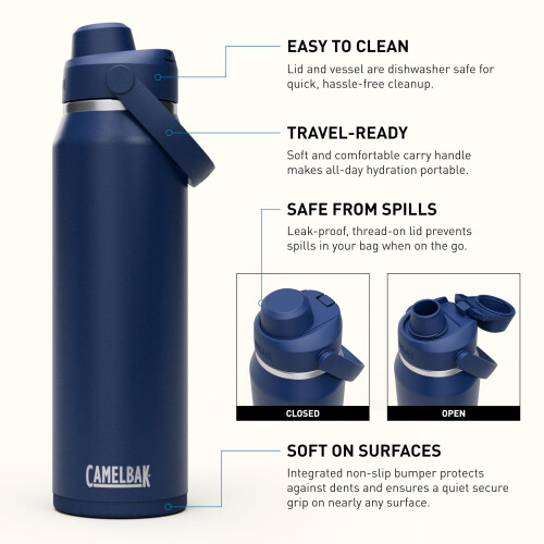 CamelBak CamelBak Thrive Chug isoleret rustfrit stål vandflaske Navy 32oz 1