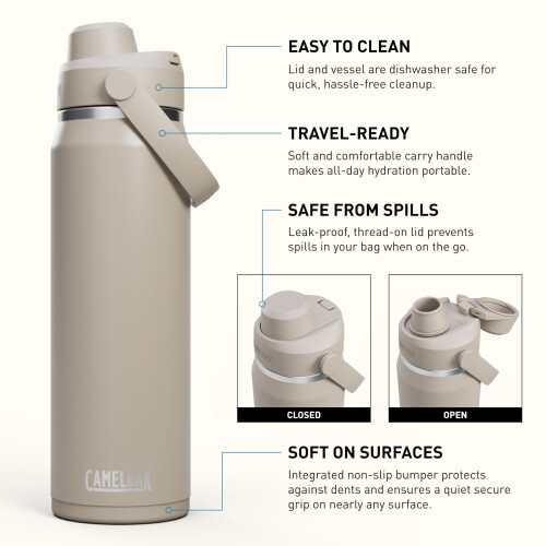 CamelBak CamelBak Thrive Chug Botella de Agua Acero Inoxidable Aislada 25oz 1