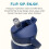 CamelBak CamelBak Thrive Flip Straw Isoleret rustfrit stål vandflaske Navy 25oz 4