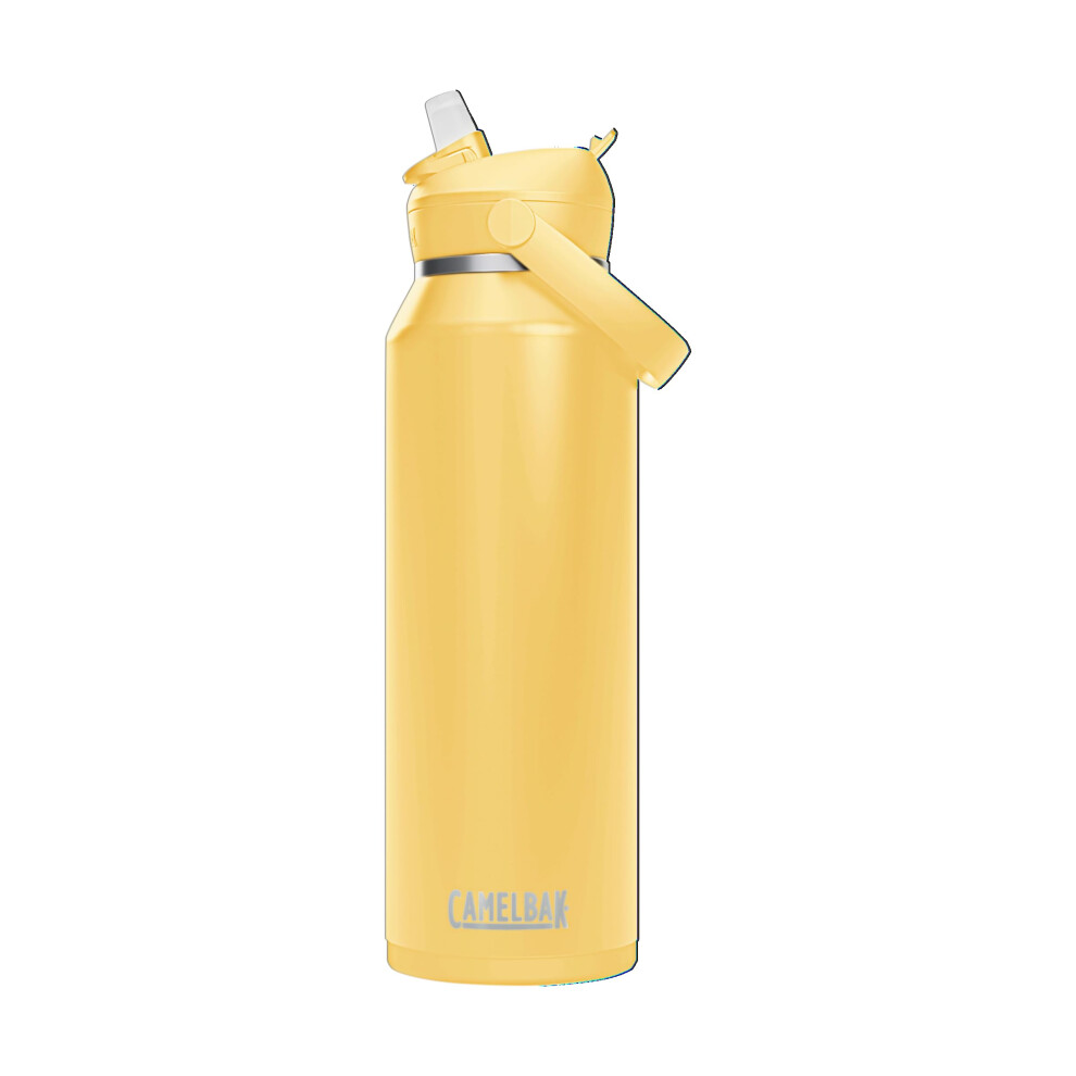 CamelBak Thrive Flip Straw Insulated Stainless Steel Water Bottle Yellow Bloom  40oz