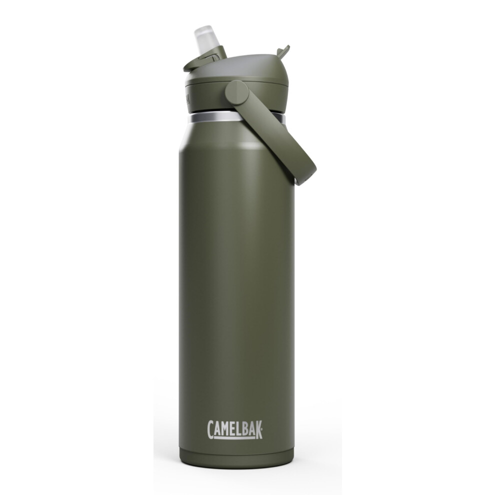 Camelbak Thrive Flip Straw Insulated Stainless Steel Water Bottle Moss 32Oz