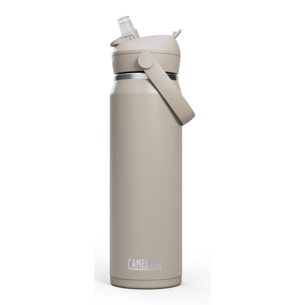 CamelBak Thrive Flip Straw Insulated Stainless Steel Water Bottle Stone  25oz