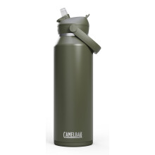 CamelBak Thrive Flip Straw 40oz Edelstahl-Wasserflasche, vakuumisoliert mit auslaufsicherem Verschluss