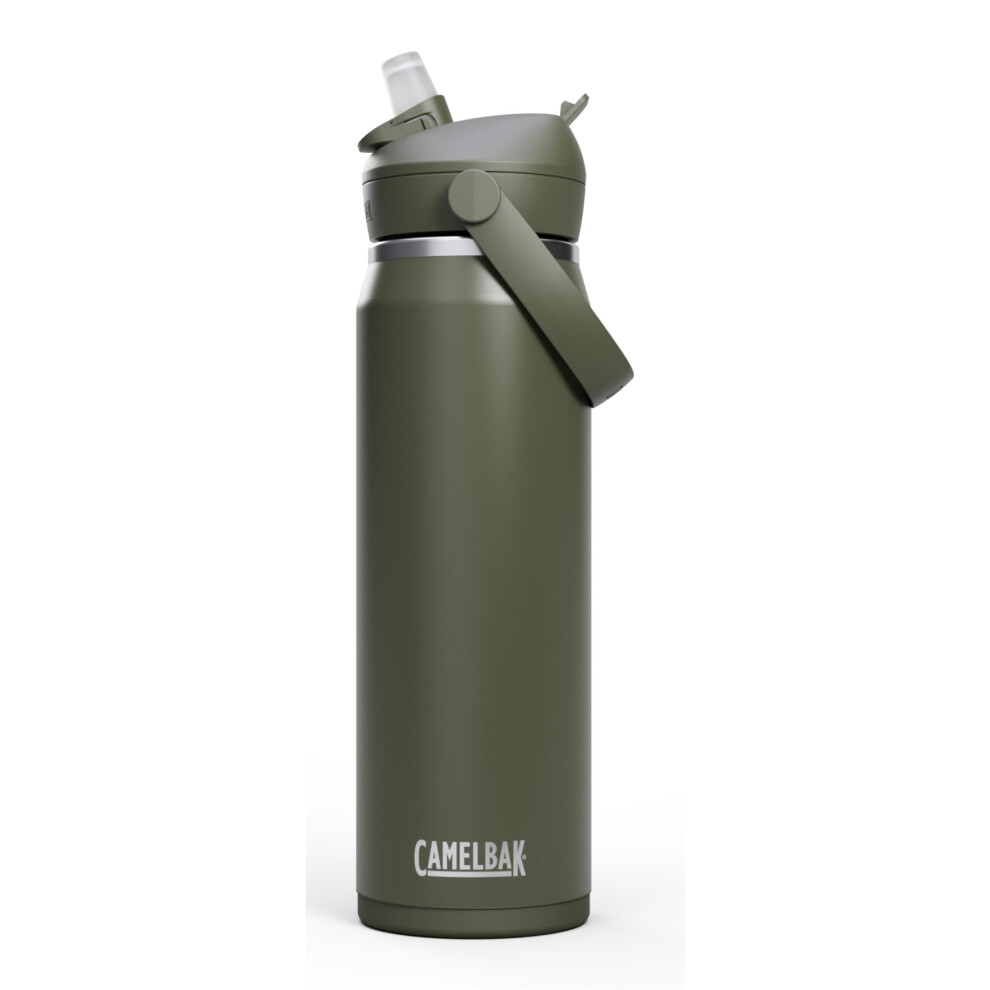 CamelBak Thrive Flip Straw Insulated Stainless Steel Water Bottle Moss  25oz