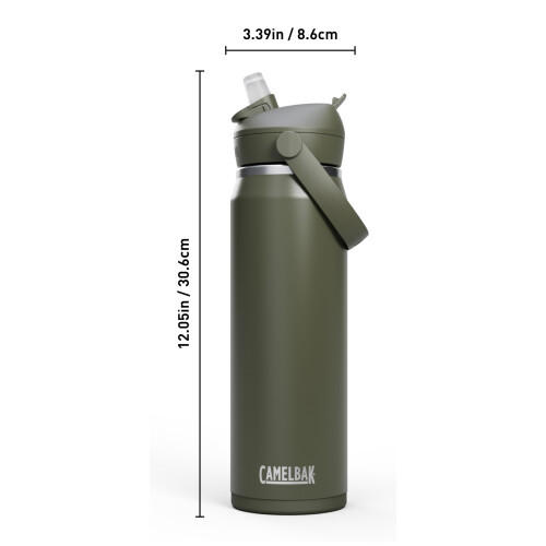 CamelBak CamelBak Thrive Flip Halm isoleret rustfrit stål Vandflaske Mos 25oz 2