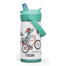 CamelBak Thrive Flip Straw Kids 12 unssia eristetty vesipullo, jossa on helppo kuljettaa kahva