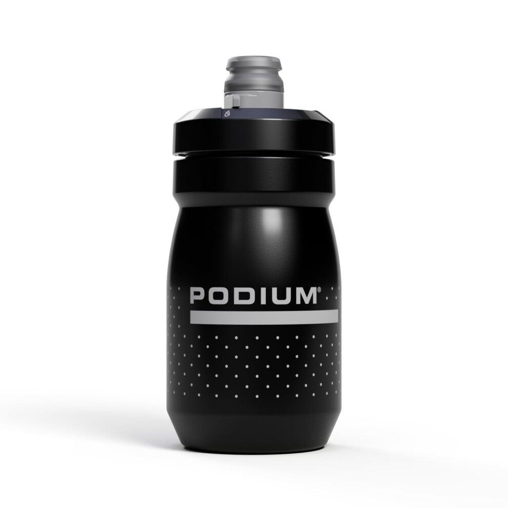 CamelBak Podium 15oz Bike Water Bottle - Easy Squeeze Bottle - Fits Most Bike Cages  Black