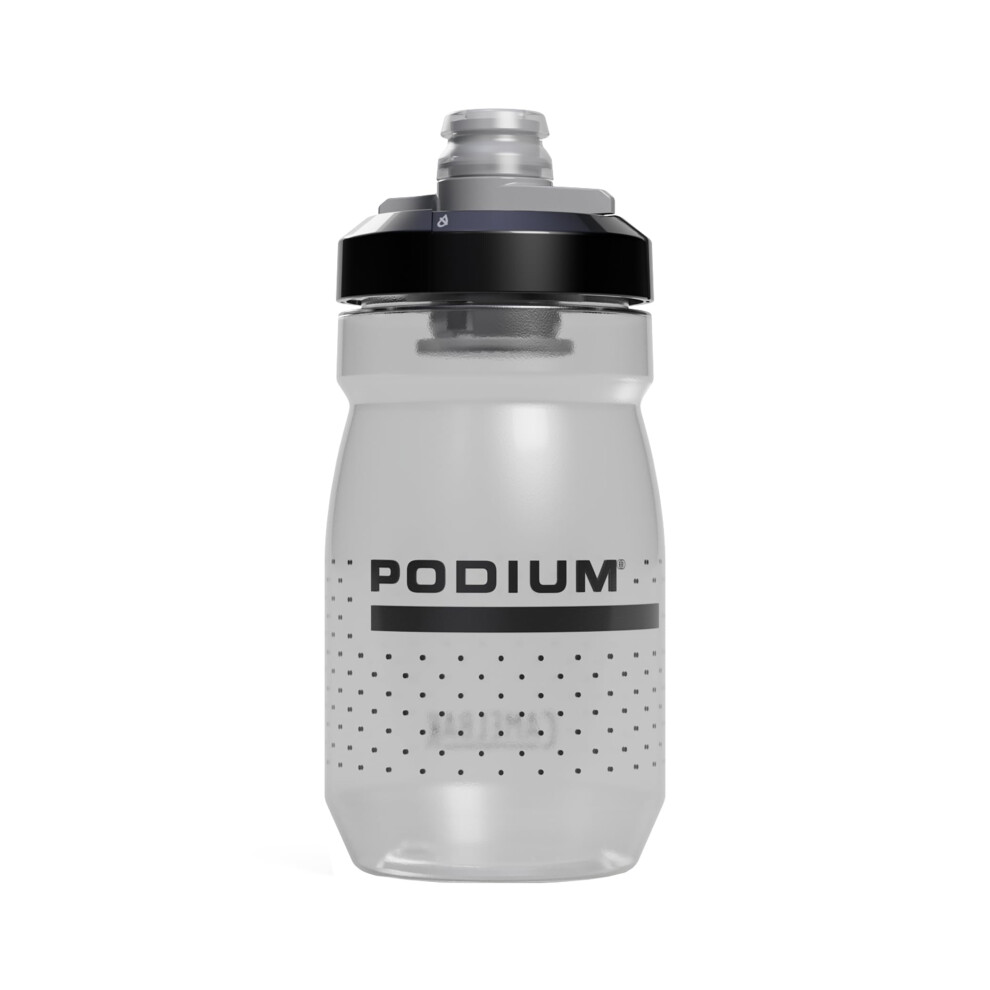 CamelBak Podium 15oz Bike Water Bottle - Easy Squeeze Bottle - Fits Most Bike Cages  Carbon