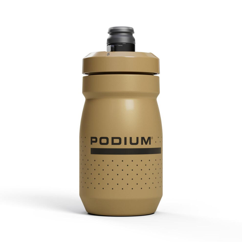 CamelBak Podium 15oz Bike Water Bottle - Easy Squeeze Bottle - Fits Most Bike Cages  Gold