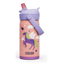 CamelBak Thrive Flip Straw Kids 12 unssia eristetty vesipullo, jossa on helppo kuljettaa kahva