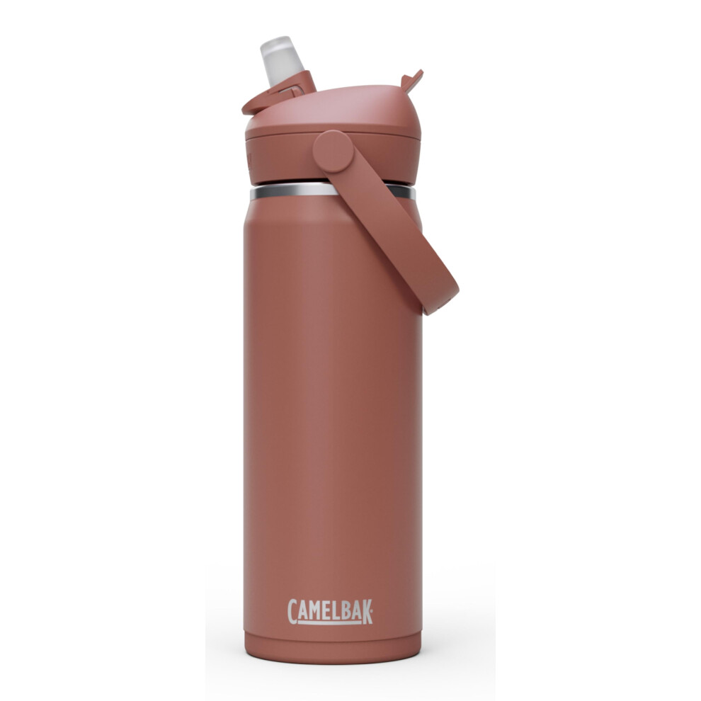 CamelBak Thrive Flip Straw Insulated Stainless Steel Water Bottle Sierra Red  20oz