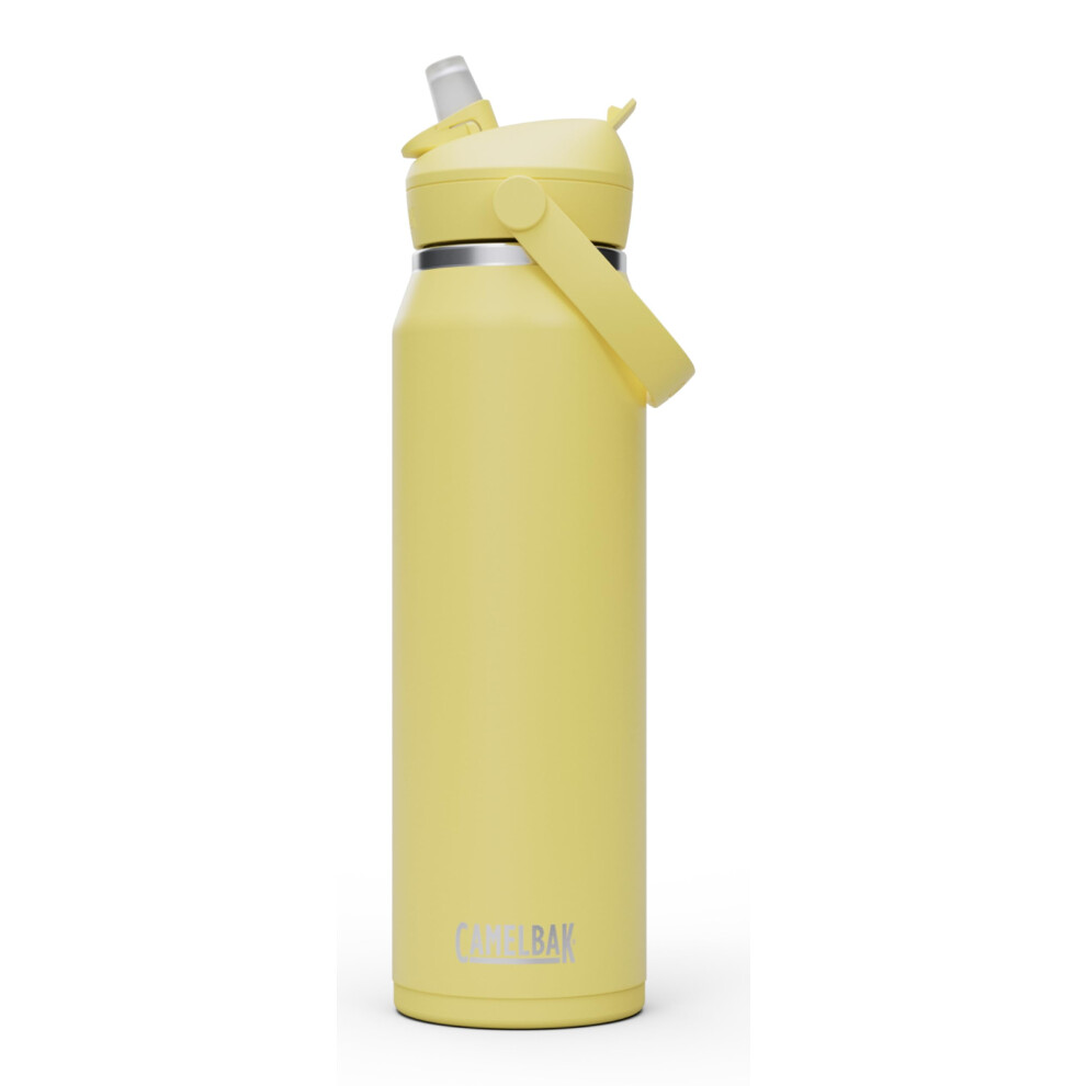 CamelBak Thrive Flip Straw Insulated Stainless Steel Water Bottle Yellow Bloom  32oz
