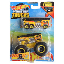 Hot Wheels Monster Trucks 5 Alarma [amarillo] Incluye carro de fundicin de troquel 1:64 Escala