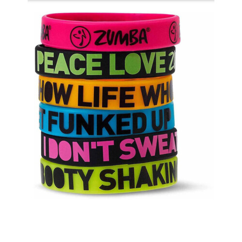 Zumba A0A00524 Express Yourself-Armbnder (6 Stck)