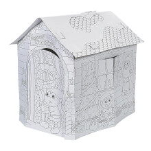 Fun Express DIY Kartonnen Kerstman Werkplaats Speelhuis, Kleur Je Eigen Feest Fort