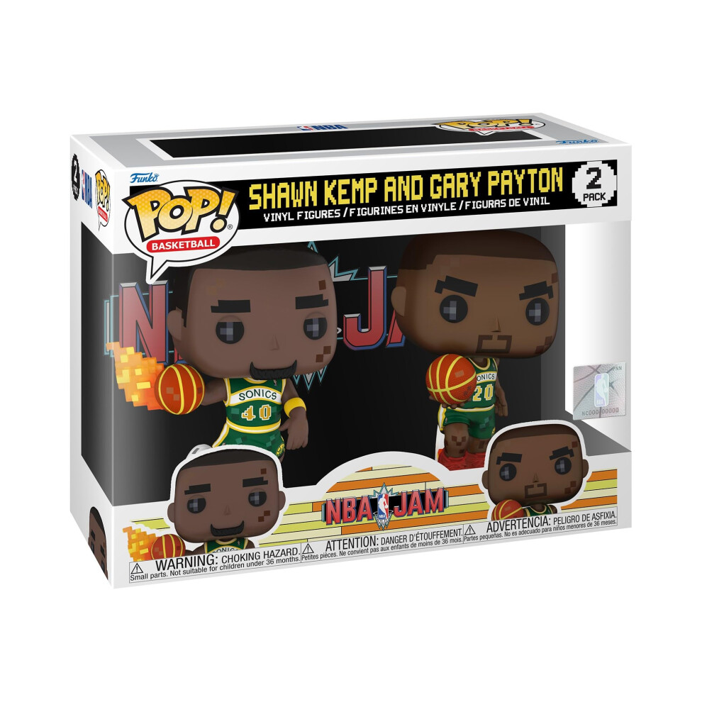 Photos - Action Figures / Transformers Funko Pop Collectible Toy Figure - Shawn Kemp - NBA - Collectable Vinyl Figure - Gift Idea - Official Merchandise - Toys for 