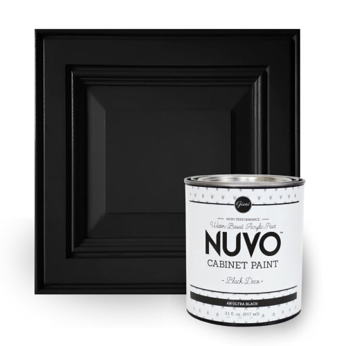 Nuvo Cabinet Paint Black Deco (Quart)