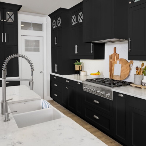 Nuvo Cabinet Paint Black Deco (Quart) 1