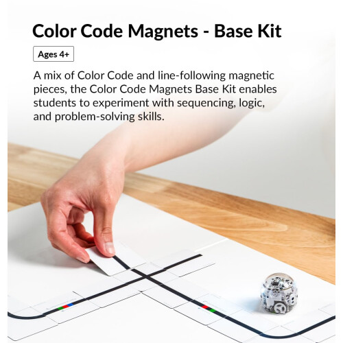 Ozobot Color Code Magnets Base Kit: Interactive Coding Learning Tool for Kids Ages 5+  Enhances Logic & Problem-Solving Skills  Classroom Educati 1