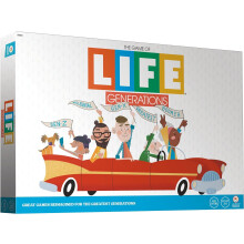 Joy for All The Game of Life Generations - Board Games for Seniors - New Generational Spaces - Big Easy to Read Action Cards for Older Adults wit