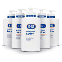 E45 Dermatological Moisturising Lotion 500 ml Pack of 5
