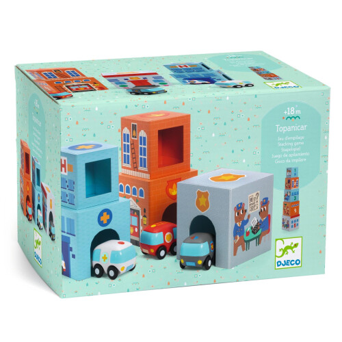 Djeco Blocks & Towers Topanicar