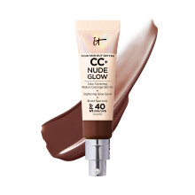 IT Cosmetics CC+ Nude Glow (Deep Bronze) - Medium Coverage Foundation met SPF 40 & Glow Serum