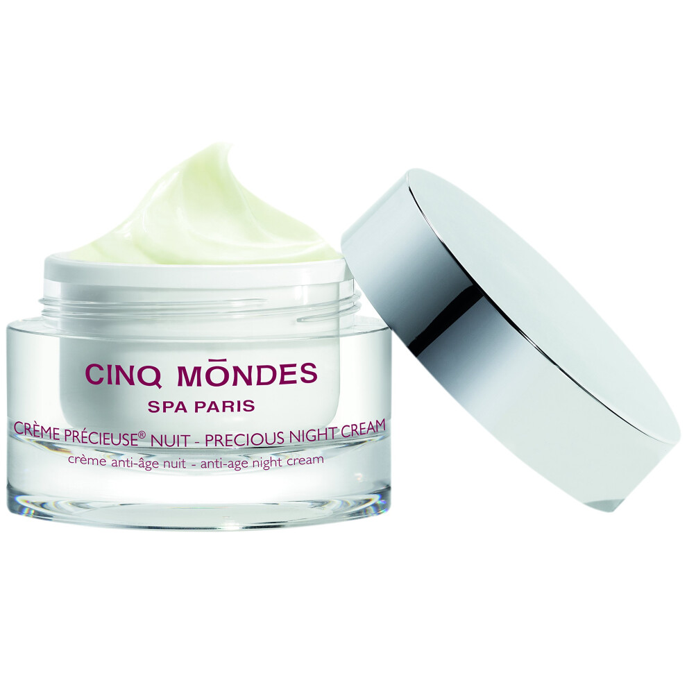 Cinq Mondes Precious Night Cream 1.7 Fl.Oz- Complete Support For Mature Or Dry Skin- Smooth Wrinkles  Increase Firmness And Even Skin The Tone --image-OPC-PHRG9J9-NEW