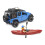 Bruder Bruder 02529 Jeep Wrangler Rubicon Unlimited con kayak e kayaker 4