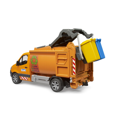 Bruder Bruder 02682 MB Sprinter Garbage Service W Garbage Canss 1