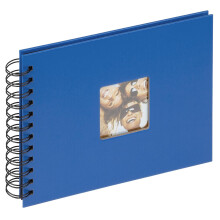 walther design Fun SA-109-Z Spiral Photo Album Royal Blue 23 x 17 cm