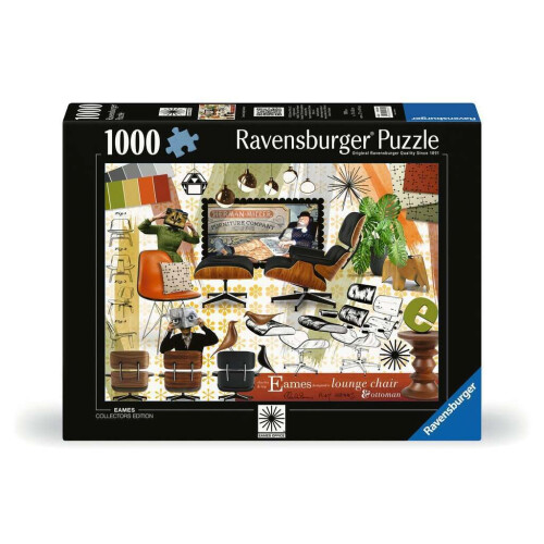 Ravensburger Rompecabezas Ravensburger Eames Design Classics de 1000 Piezas - Hecho a Mano en Alemania
