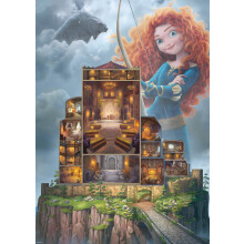 Ravensburger Colección de Castillos Disney: Puzzle de Merida de 1000 Piezas para Adultos - Hecho a Mano en Alemania