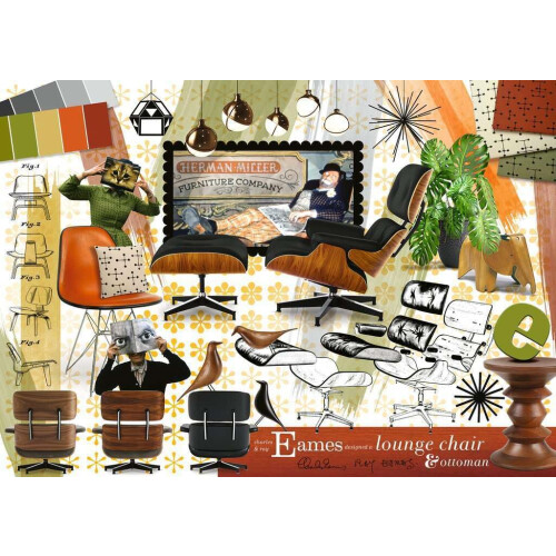 Ravensburger Rompecabezas Ravensburger Eames Design Classics de 1000 Piezas - Hecho a Mano en Alemania 1
