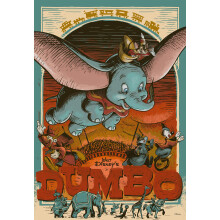 Ravensburger Disney Puzzelmoment - Dumbo Legpuzzel van 300 stukjes | Grillig kunstwerk | Perfect formaat voor beginners | FSC-gecertificeerde mat