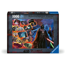 Ravensburger Star Wars Villainous: Darth Vader en beeldje 1000-delige puzzel voor volwassenen - 12001119 - Handgemaakt gereedschap Gemaakt in Dui