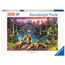 3000 pala palapeli Tiikerit laguunilla, Aikuinen, Alkaen 14 vuotta, 00016719, Ravensburger