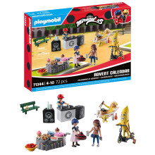 PLAYMOBIL Miraculous 71344 Advent Calendar: Miraculous Picnic in Paris 24 Surprises Including Five Figures Advent Calendar 2024 Toys for Boys