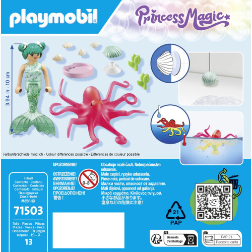 PLAYMOBIL Playmobil Zeemeermin met Octopus 1