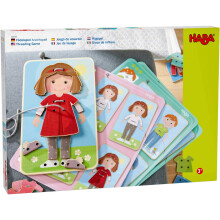 HABA Dress Me Sn?rekortspil - Montessori-leget?j for fine motoriske f?rdigheder til l?ringsaktiviteter i f?rskolealderen og b?rnehaveleget?j med