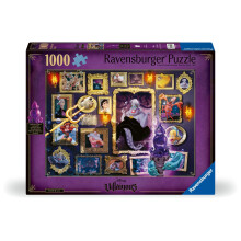 Disney Villainous: Ursula en beeldje Legpuzzel van 1000 stukjes voor volwassenen - Elk stukje is uniek Softclick-technologie betekent dat stukjes
