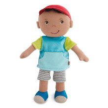 HABA Snug Up Gabriel  25,4 cm groe weiche Puppe, maschinenwaschbare Babypuppe  perfekte kuschelige erste weiche Plschfigur fr Kleinkinder ab 6 M