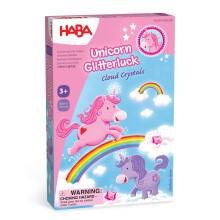 Haba Unicorn Glitterluck Cloud Crystals - A Filakling Dice Games Competizione per bambini Giochi per bambini e regali Unicorn per anni 3+ realizzati