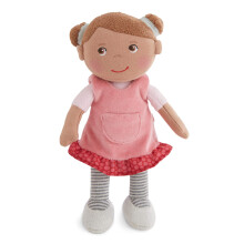 HABA Snug Up Camilla  25,4 cm groe weiche Puppe, maschinenwaschbar  perfekte kuschelige erste weiche Babypuppe und Kleinkind-Plschfigur fr Kinde