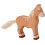 Holztiger Horse Standing Toy Fig Brown Light 1